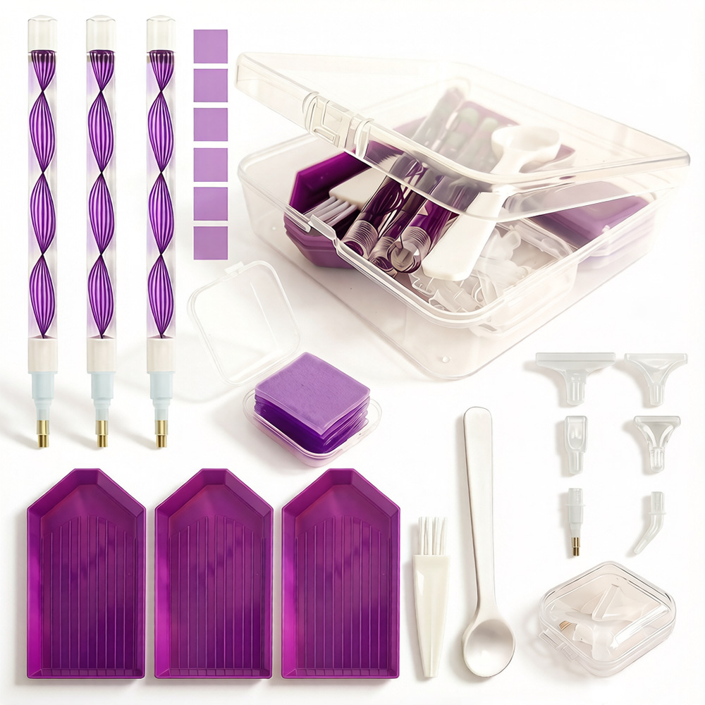 Embroidery Kit Set - Perlengkapan Alat Lukis Berlian DIY 4