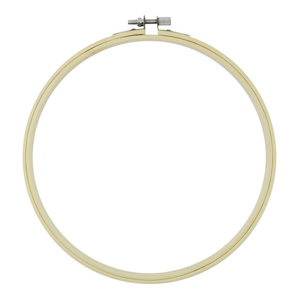 Embroidery Hoop - 12Pcs Set Lingkaran Bordir Bambu 20Cm,