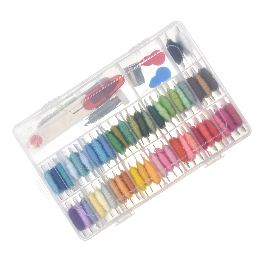 Embroidery Stitch - 50 Perlengkapan Kit Bordir Aneka Ragam