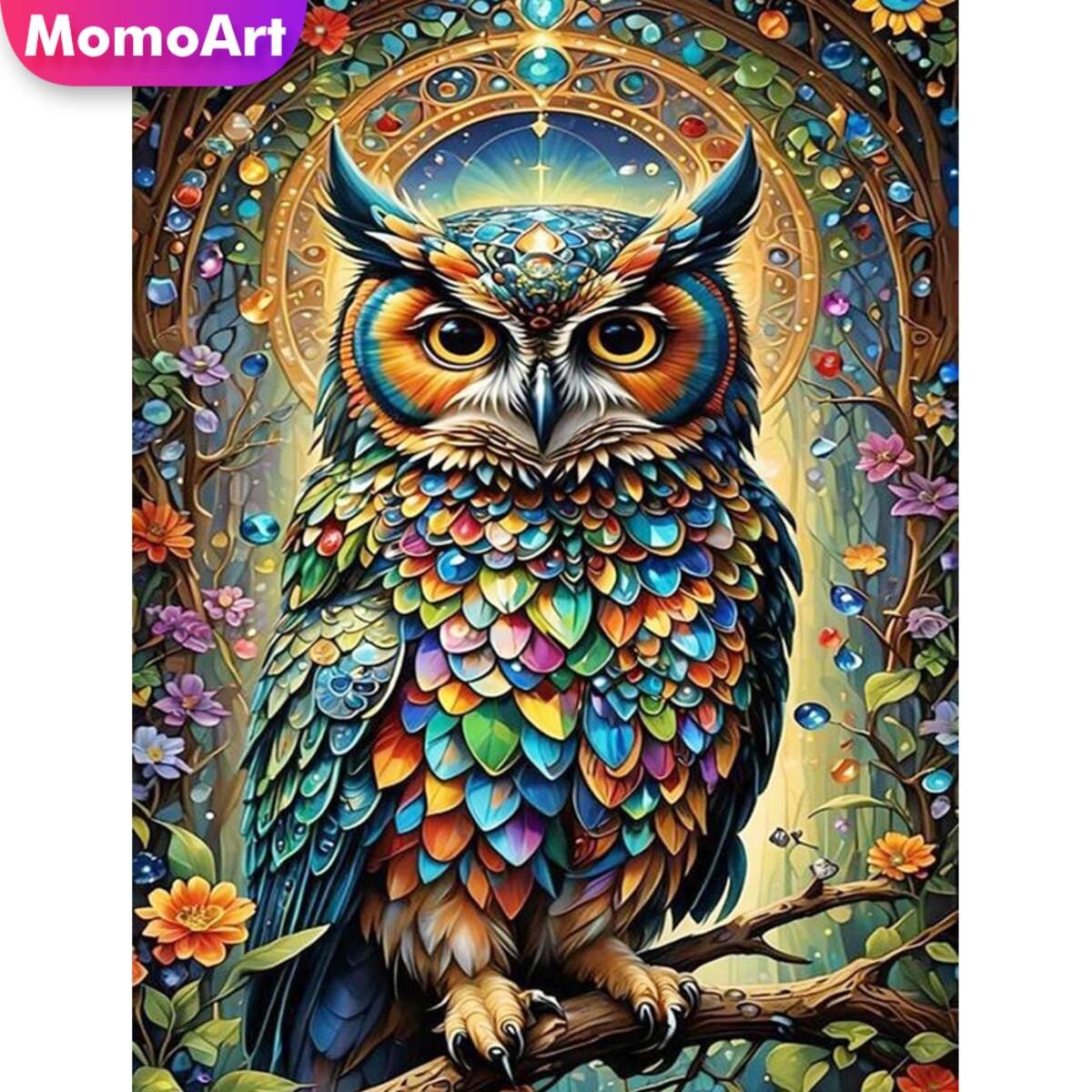 Embroidery Kit Set - Momoart produk baru Berlian mosaik burung