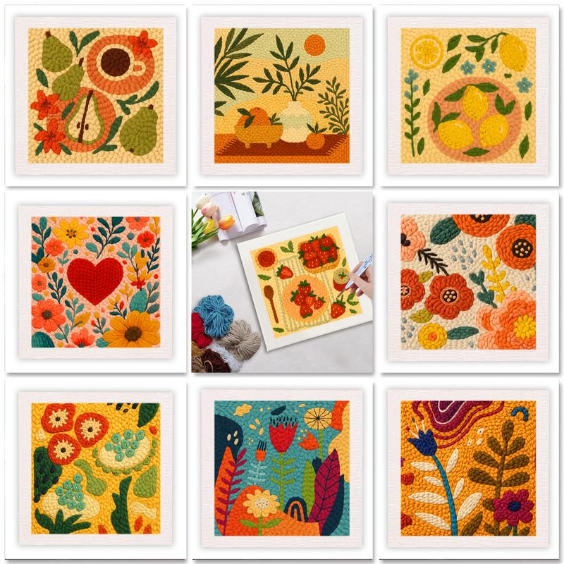 Embroidery Ideas For Bags - GATYZTORY Punch Needle Starter Kit dengan