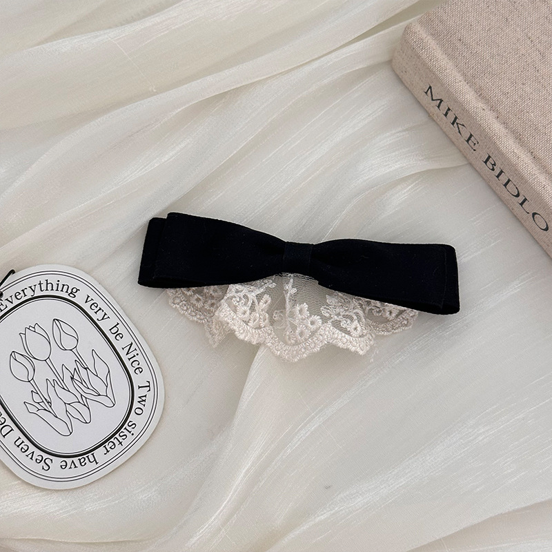 Embroidery Ribbon - Aksesoris Jepit dan Klip Rambut Pita