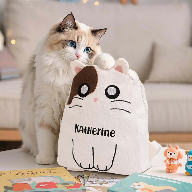 Embroidery Name Designs - Tas Ransel Bordir Nama Gaya Korea