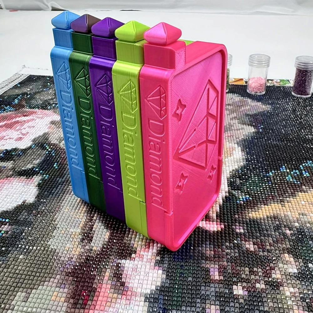 Embroidery Fonts - Alat Lukis Berlian 3D Printing, Wadah