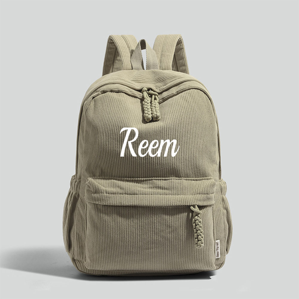 Embroidery Name Designs - Ransel Pribadi 2025 Tas Sekolah Lembut