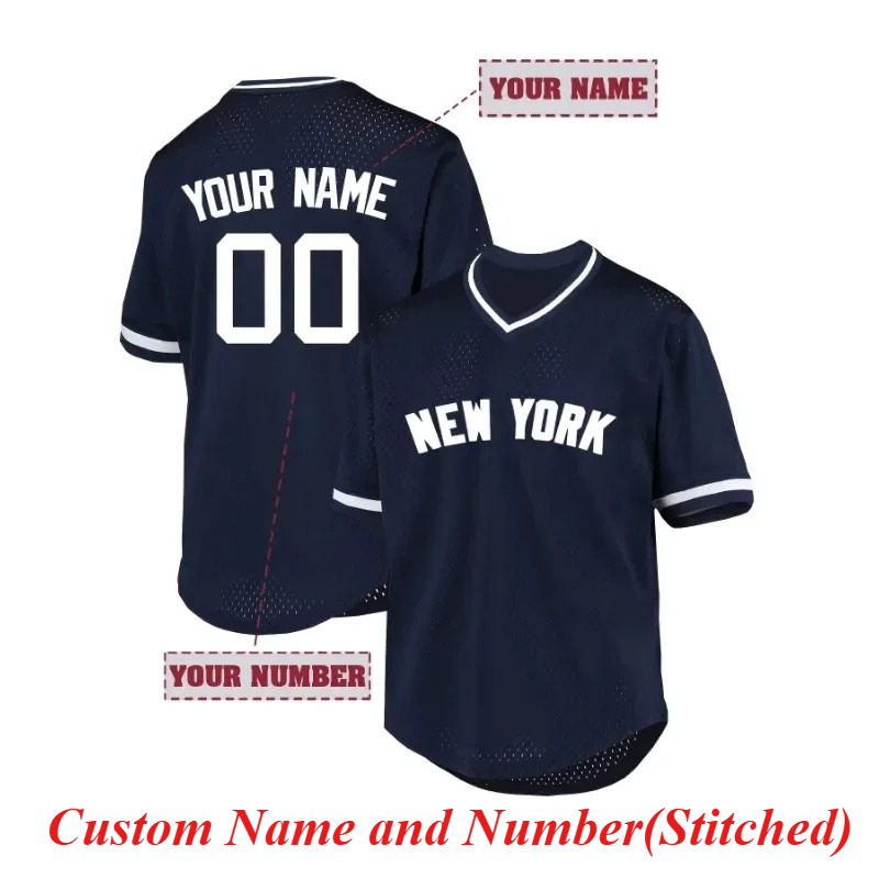 Embroidery Name Designs - Kaus Bisbol Pria Desain Nama dan