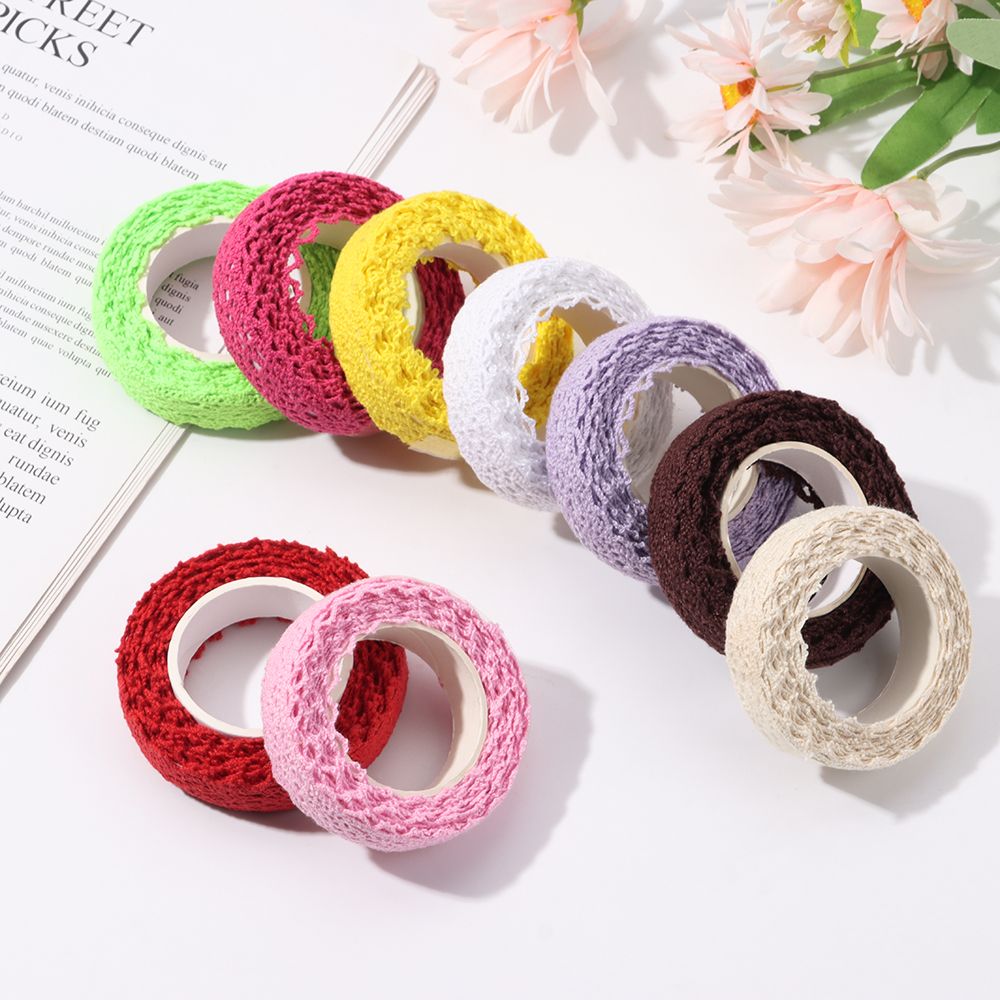 Embroidery Ribbon - 2 Yard/Roll Dekorasi Pernikahan DIY Kerajinan
