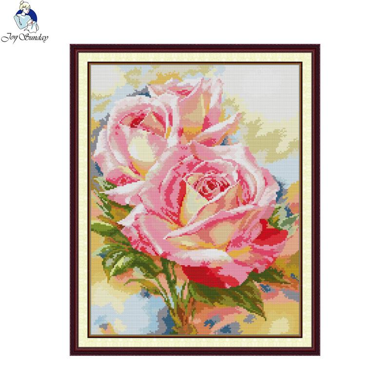 Embroidery Rose Stitch - Joy minggu Kit setik silang DIY