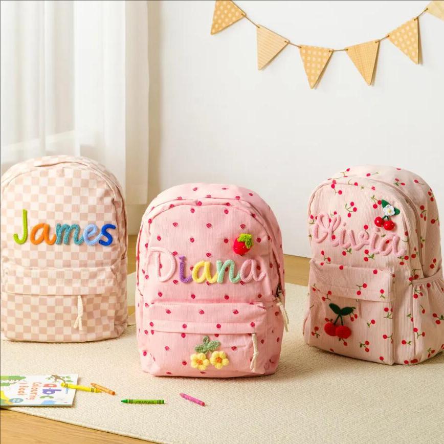 Embroidery Name Designs - Ransel Lucu Kustom untuk Anak-anak 2025