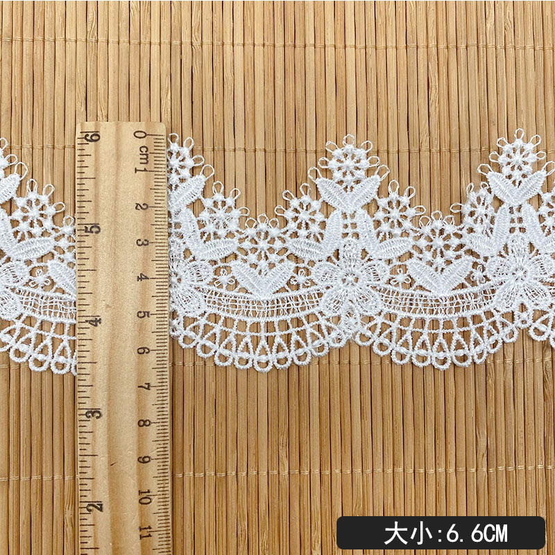 2Yard 6.6Cm Kain Pita Renda Bu - Embroidery Ribbon ulasan dan harga