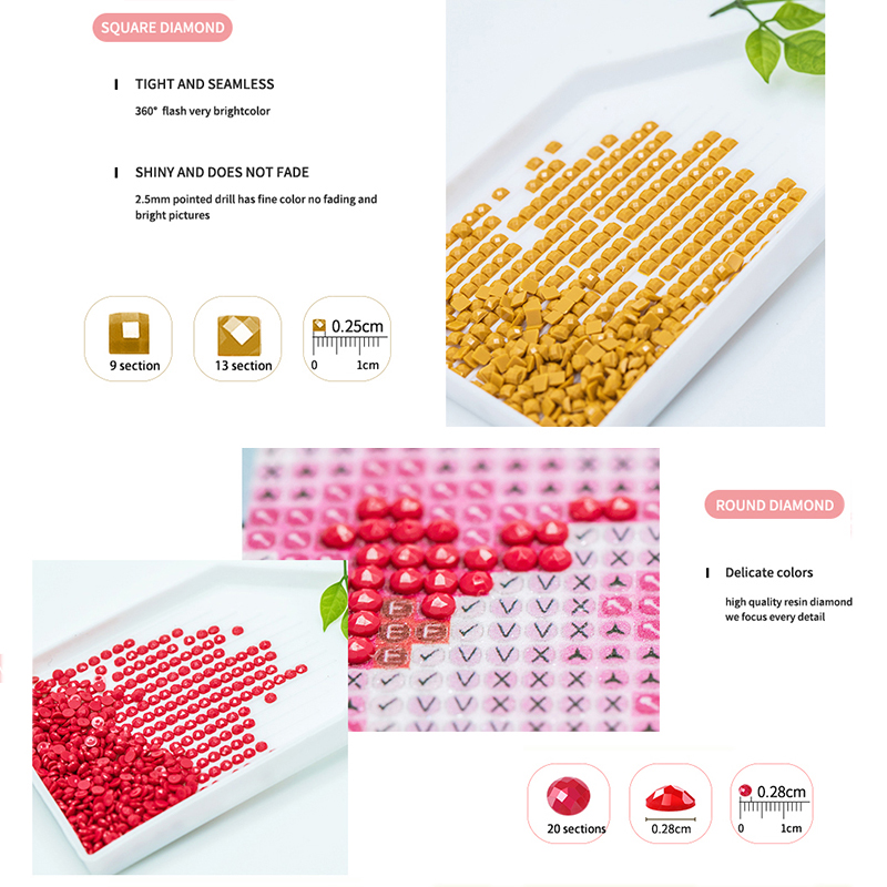 SDOYUNO DIY Lukisan Berlian 5D - Embroidery Ideas For Bags ulasan dan harga