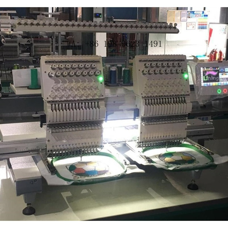 2 Kepala 15 Jarum Mesin Bordir - Embroidery Garments ulasan dan harga