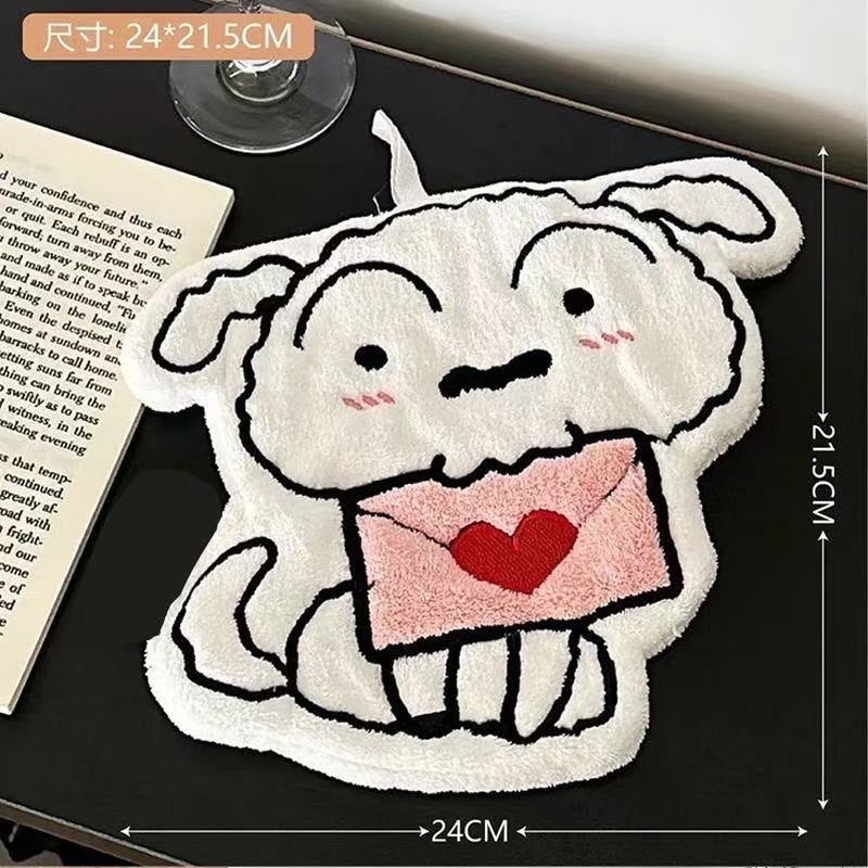 Handuk Kartun Anime Crayon Shi - Embroidery Fonts ulasan dan harga