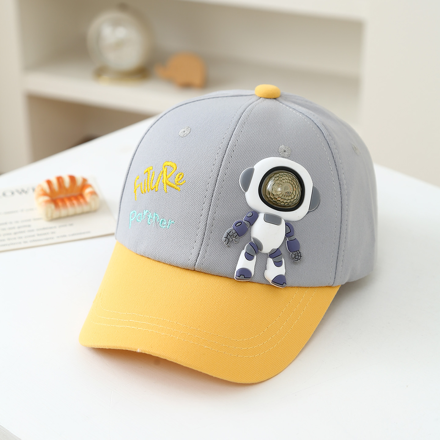 Boneka Robot Karet Lembut Anak - Embroidery Letter ulasan dan harga