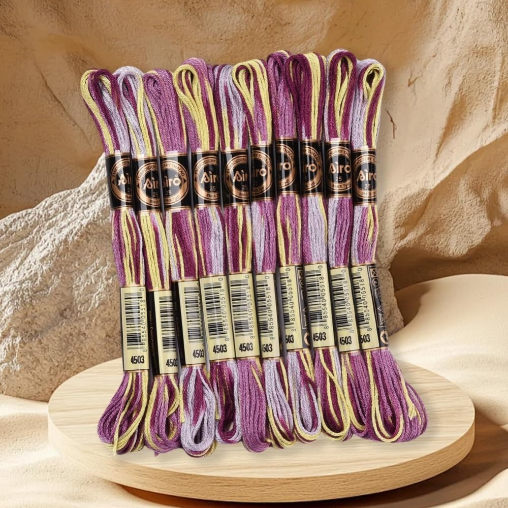 6 Helai Ungu Beraneka Ragam Be - Embroidery Kit Set ulasan dan harga