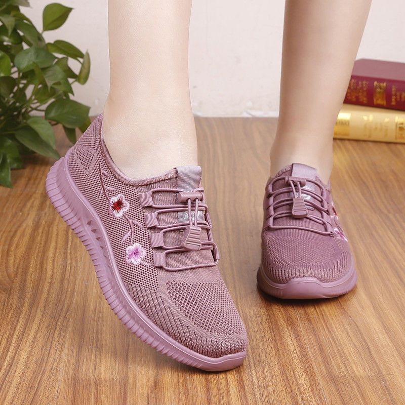 Sepatu kets jaring bordir bung - Embroidery Lace ulasan dan harga