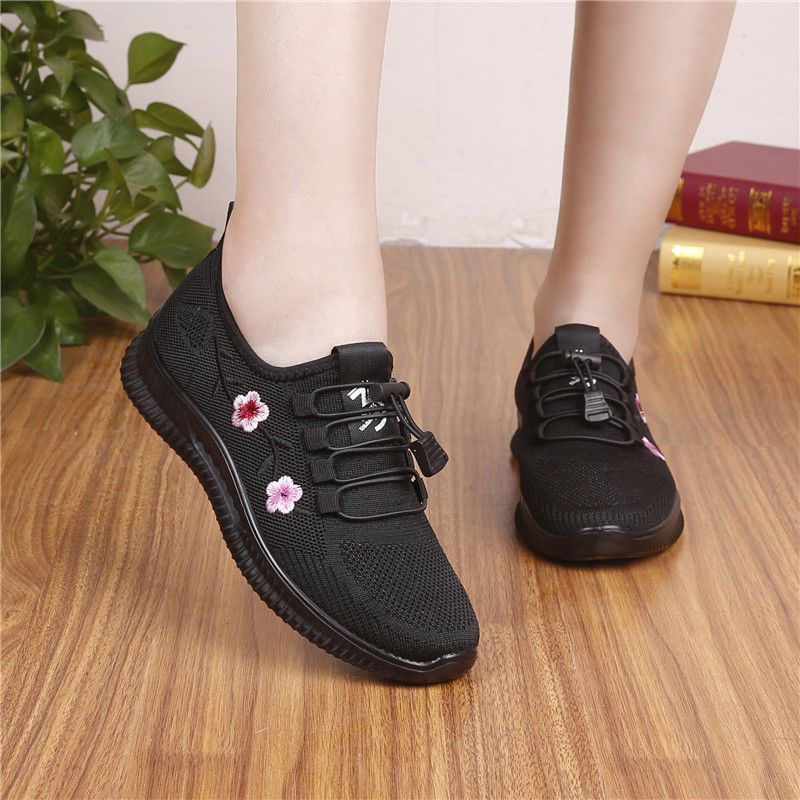 Sepatu kets jaring bordir bung - Embroidery Lace ulasan dan harga