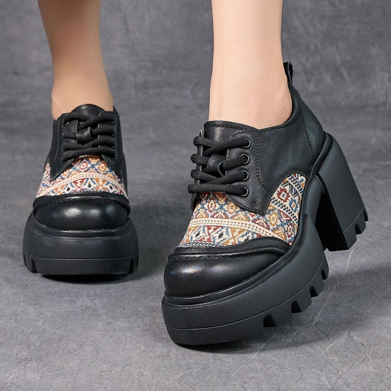 Sepatu Hak Tinggi Wanita Model - Embroidery Lace ulasan dan harga