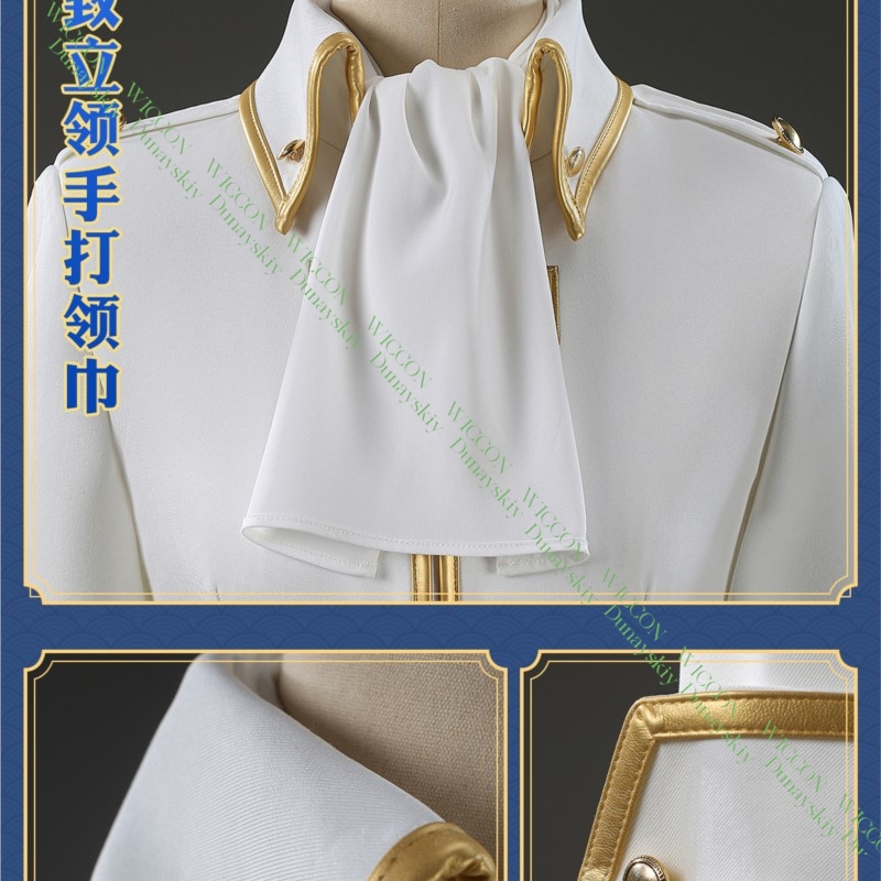 Kostum Cosplay Game Anime Gint - Embroidery Details ulasan dan harga
