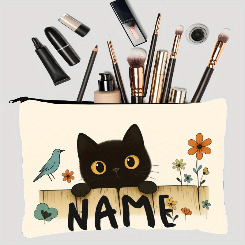 Tas Makeup Personalisasi denga - Embroidery Name Designs ulasan dan harga