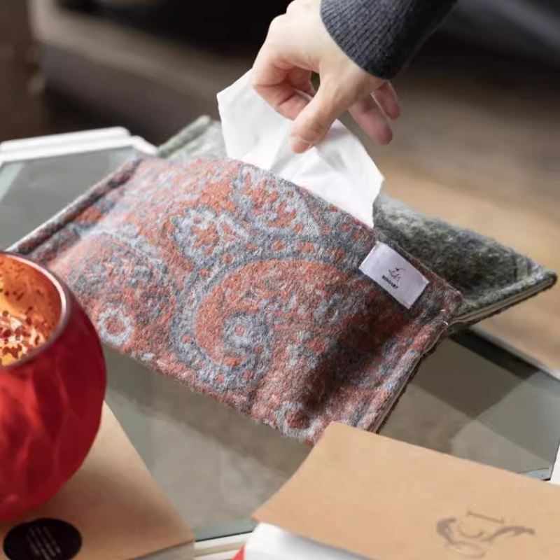 Kotak tisu bordir relief motif - Embroidery In Indonesia ulasan dan harga