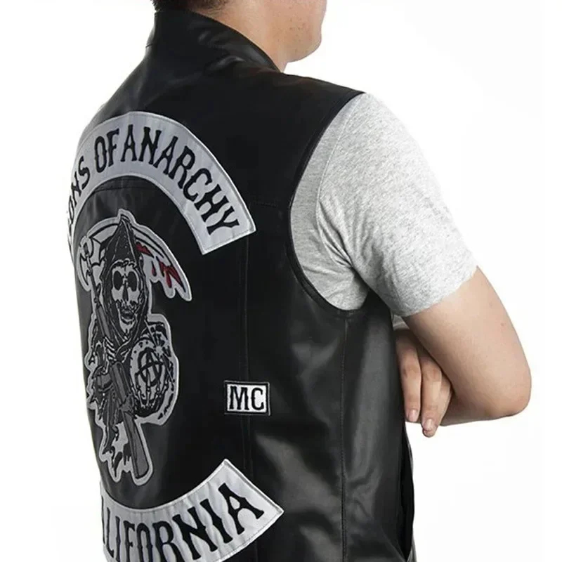 ABC123Leather Jaket Tanpa Leng - Embroidery Garments ulasan dan harga