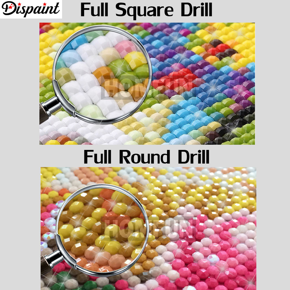 Dispaint Lukisan Berlian 5D DI - Embroidery Rose Stitch ulasan dan harga