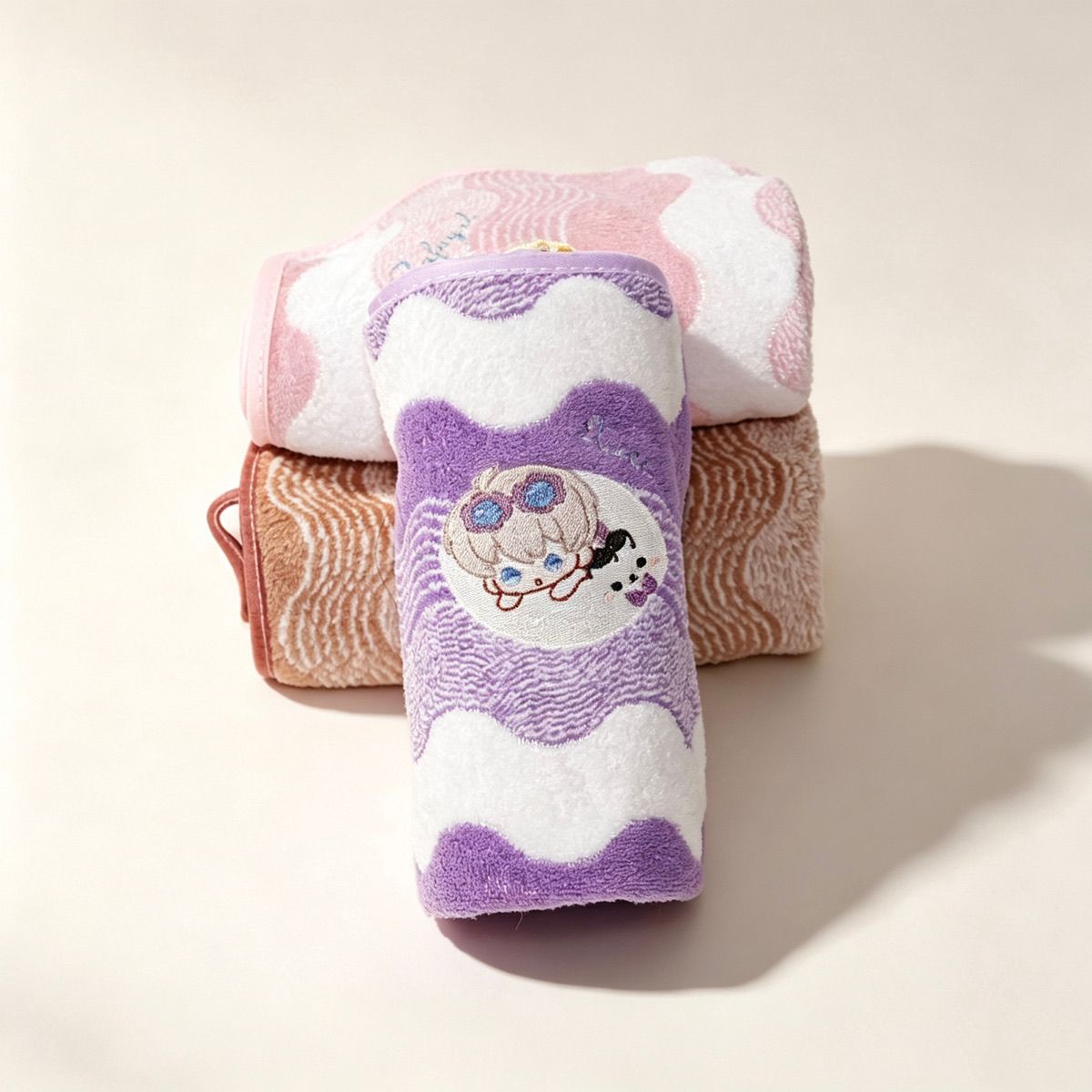 Handuk Tangan Anime Love and D - Embroidery Garments ulasan dan harga