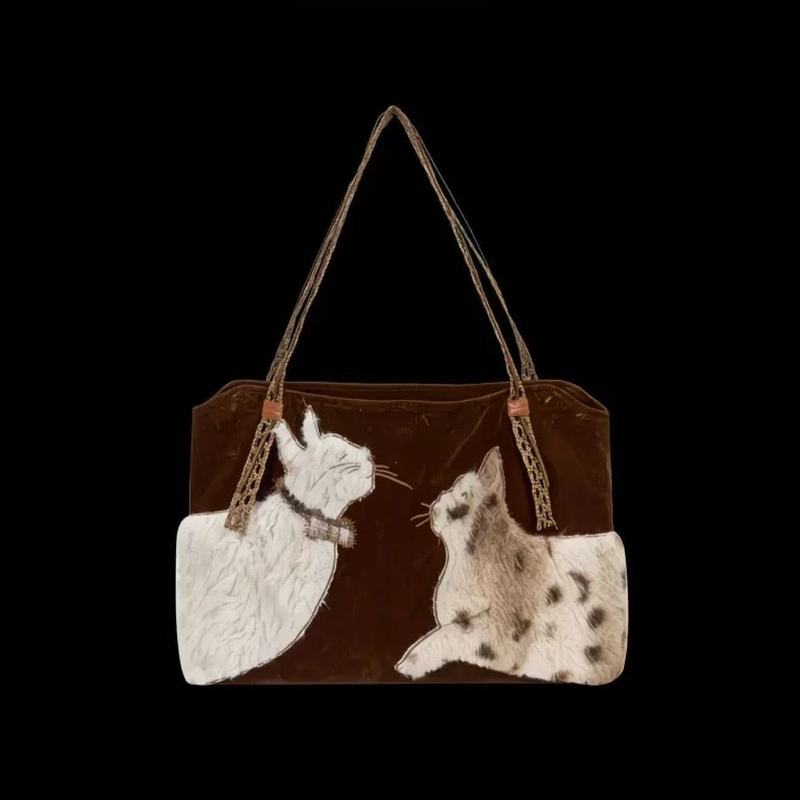 Tas Tote Anak Anjing Retro Luc - Embroidery Ribbon ulasan dan harga