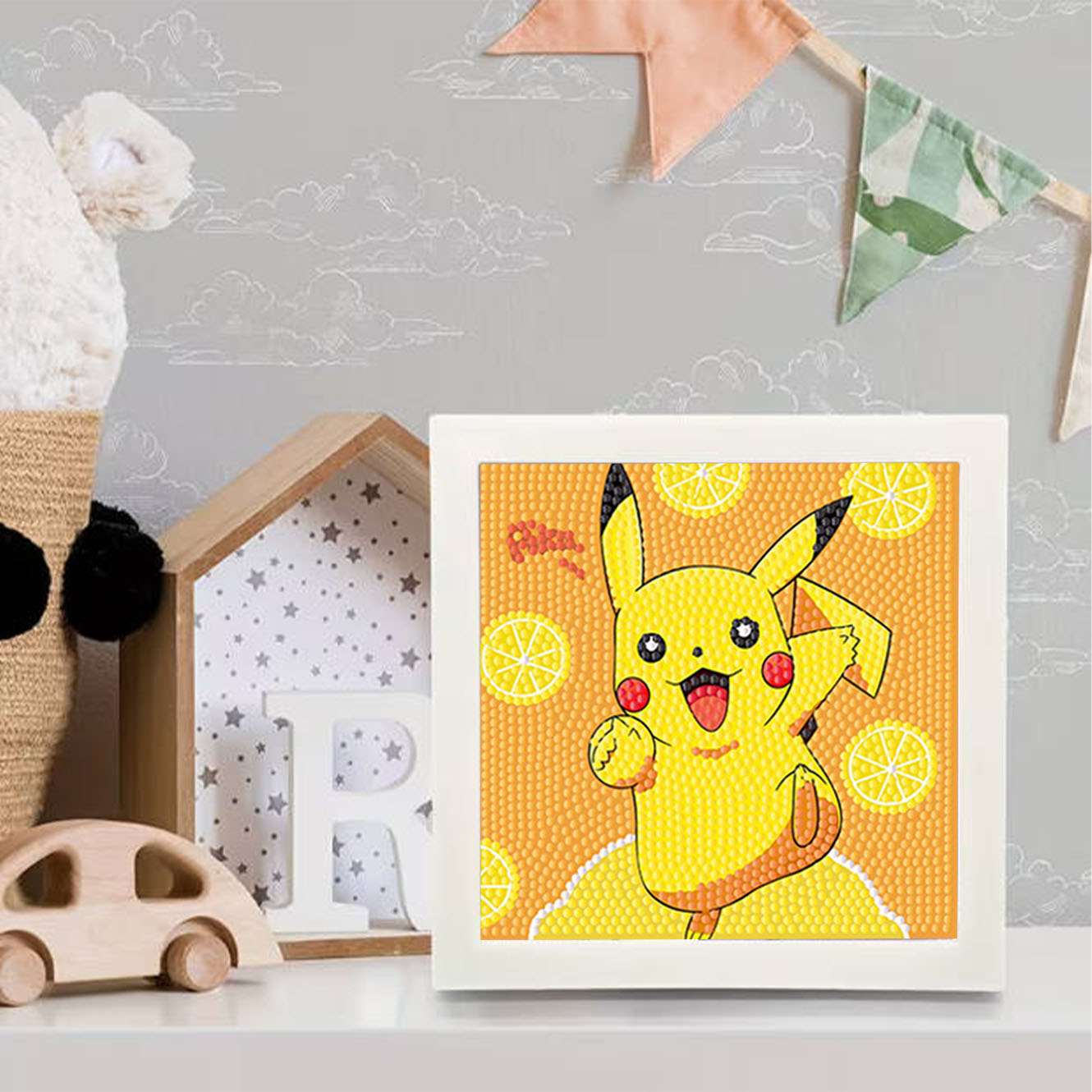 Keeppley & Pokemon Crystal Dia - Embroidery Service ulasan dan harga