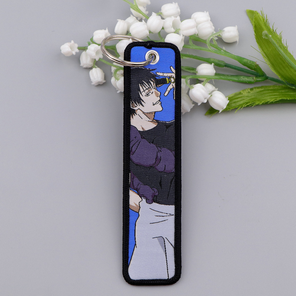 1PCS Gantungan Kunci Anime Jep - Embroidery Hoop ulasan dan harga