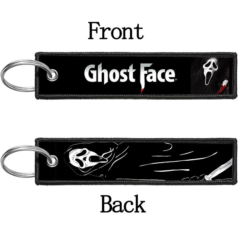 GHOST FACE Gantungan Kunci unt - Embroidery Hoop ulasan dan harga