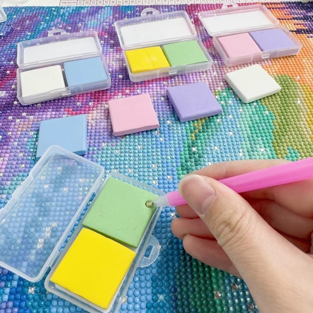 1/2PCS Silikon Diamond Paintin - Embroidery Details ulasan dan harga