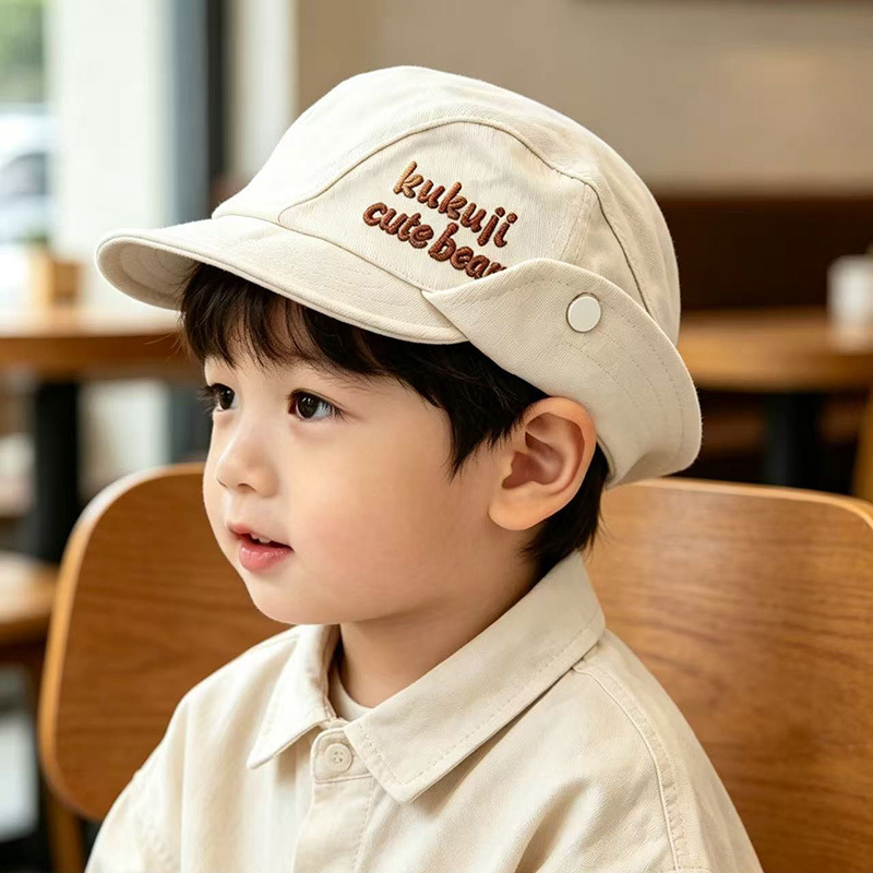 Topi Bayi Berpenutup Telinga M - Embroidery Letter ulasan dan harga