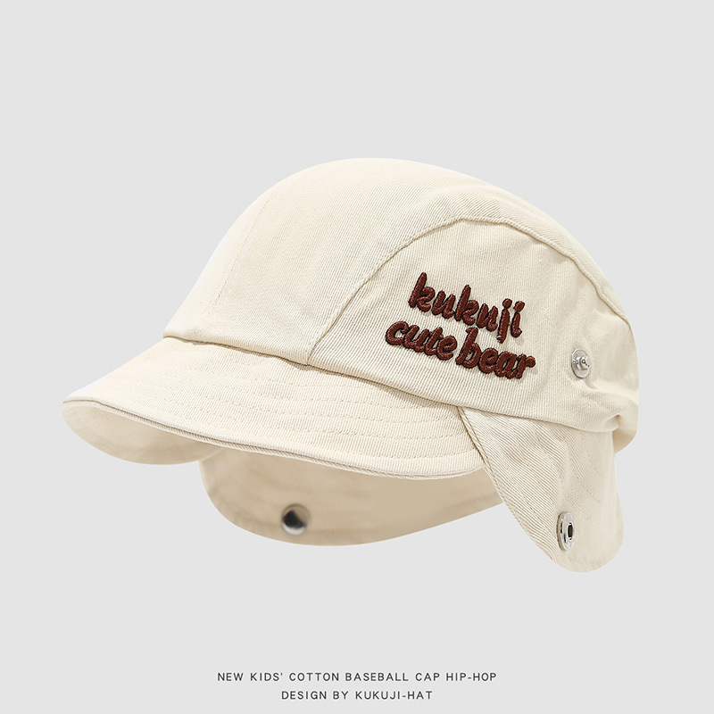 Topi Bayi Berpenutup Telinga M - Embroidery Letter ulasan dan harga