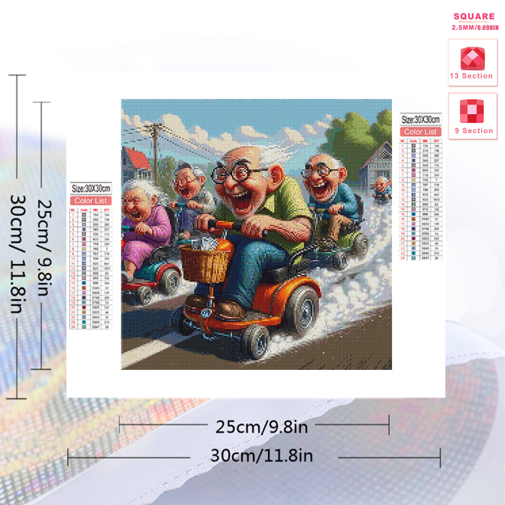 Momoart 5D DIY Berlian mosaik  - Embroidery Kit Set ulasan dan harga
