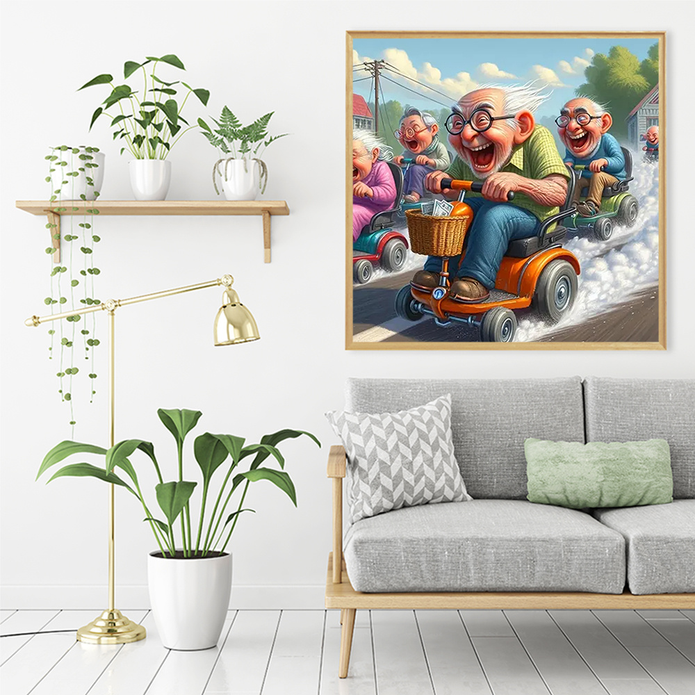 Momoart 5D DIY Berlian mosaik  - Embroidery Kit Set ulasan dan harga