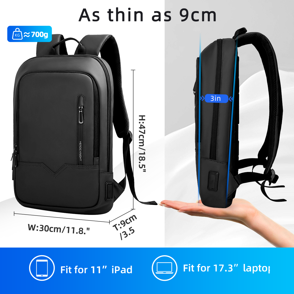 Tas Ransel Bisnis Slim HK untu - Embroidery Service ulasan dan harga