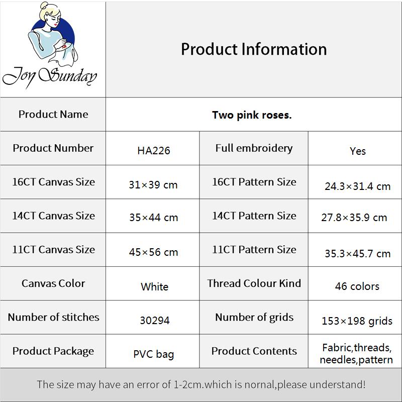 Joy minggu Kit setik silang DI - Embroidery Rose Stitch ulasan dan harga