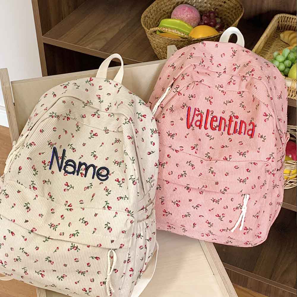 Tas Ransel Bermotif Ins Cordur - Embroidery Name Designs ulasan dan harga
