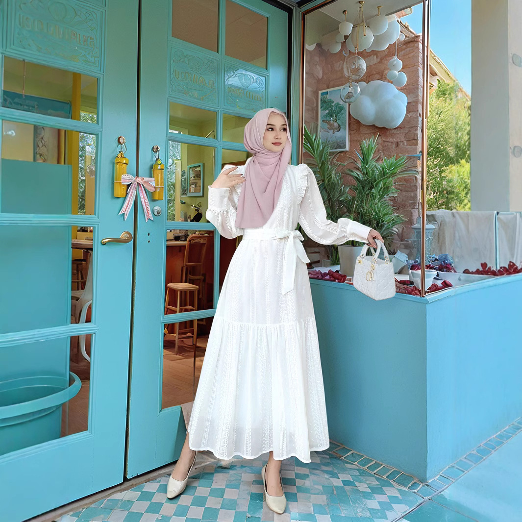 Pakaian Wanita Muslim Indonesi - Embroidery In Indonesia ulasan dan harga