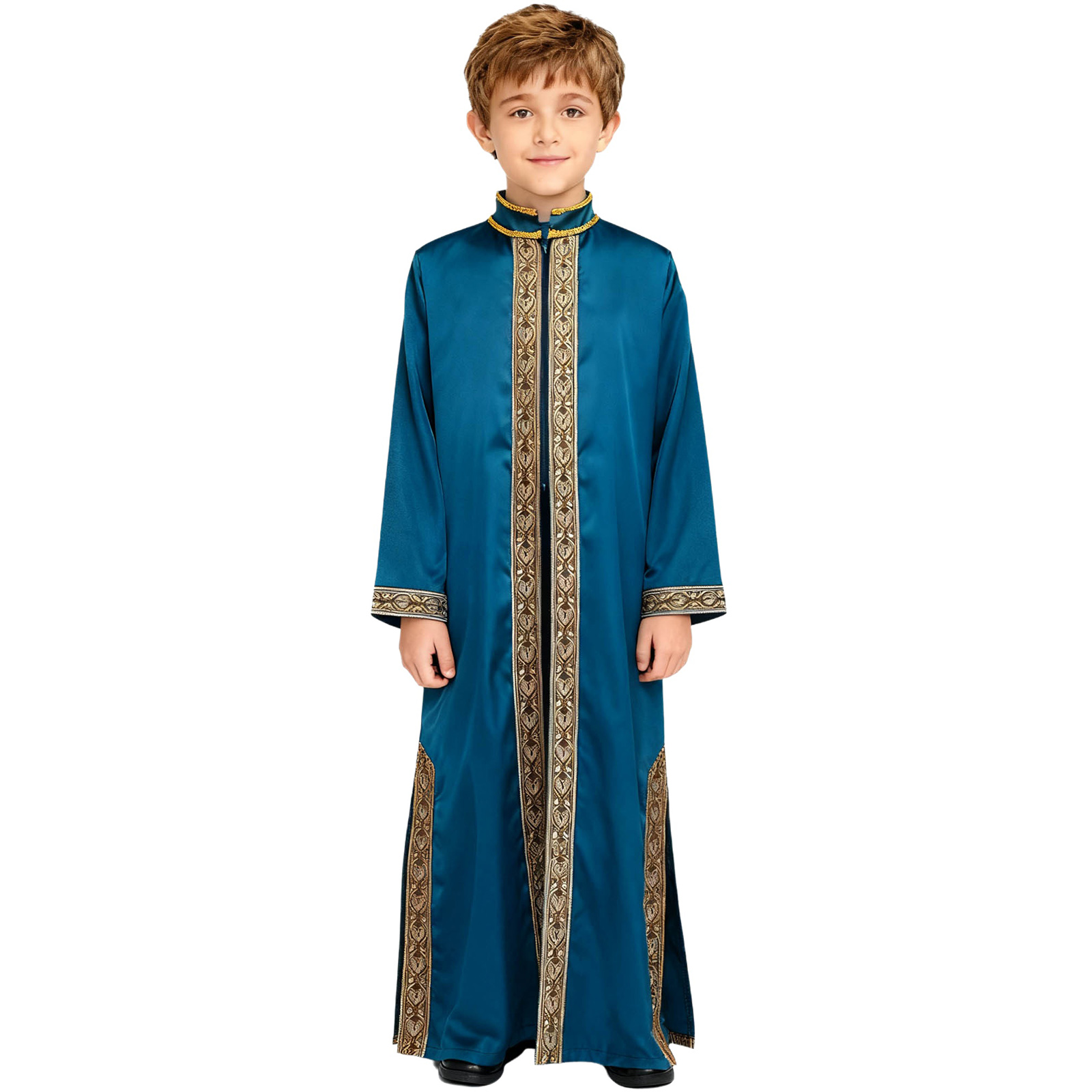 Jubah Muslim Maxi Bordir Emas  - Embroidery Service ulasan dan harga