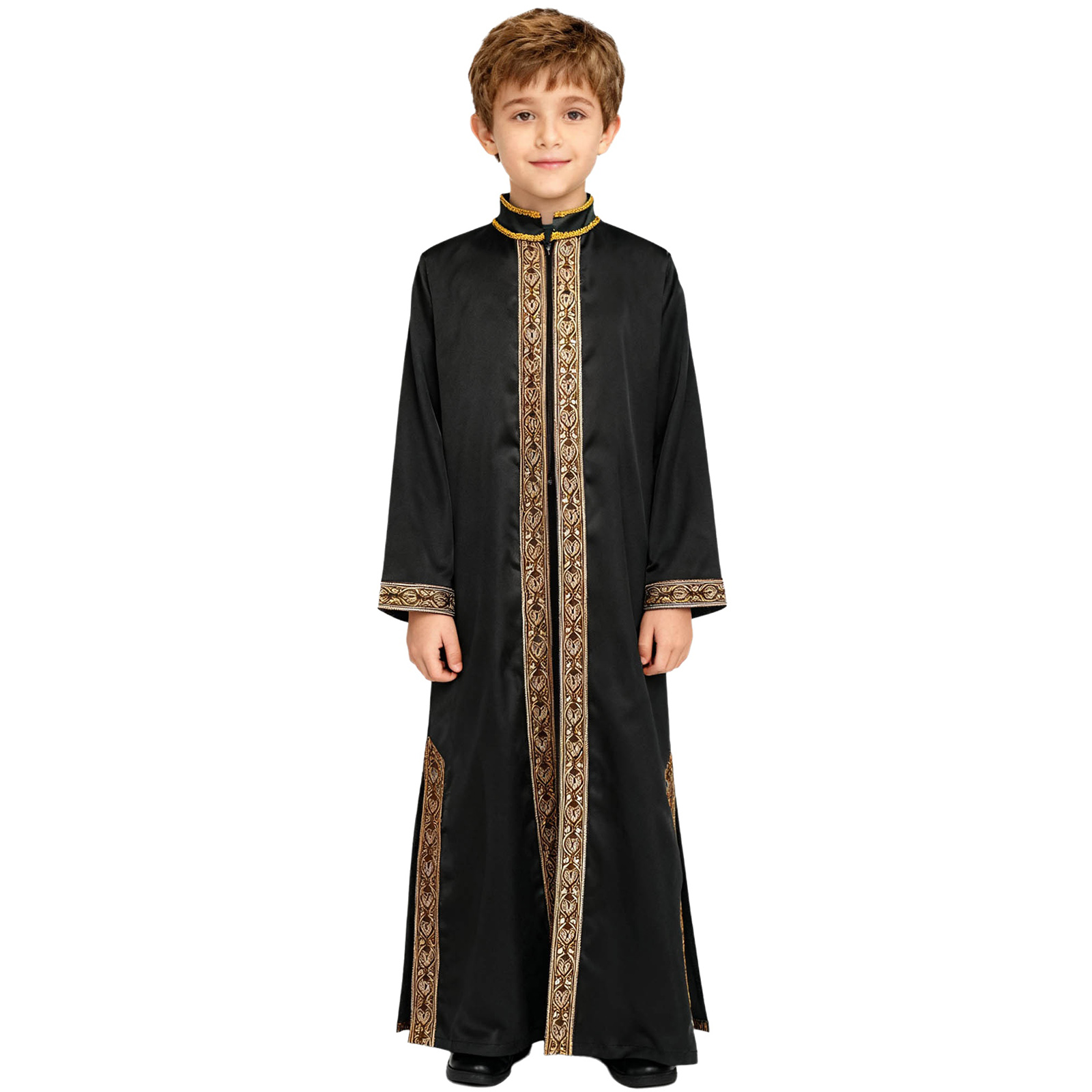 Jubah Muslim Maxi Bordir Emas  - Embroidery Service ulasan dan harga