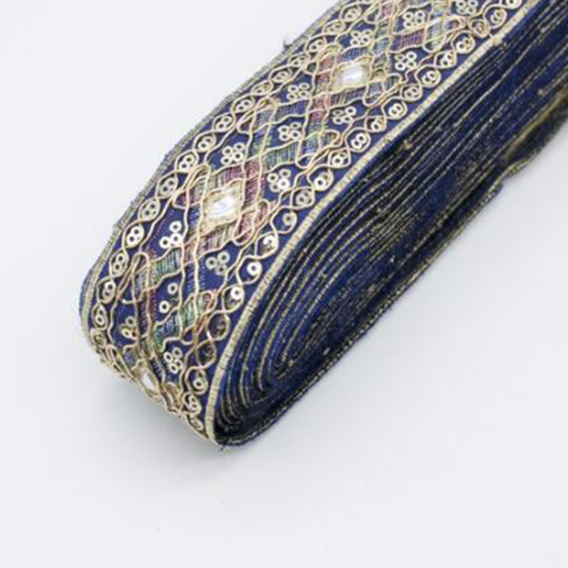 10 yard Pita Payet Bordir Etni - Embroidery Ribbon ulasan dan harga