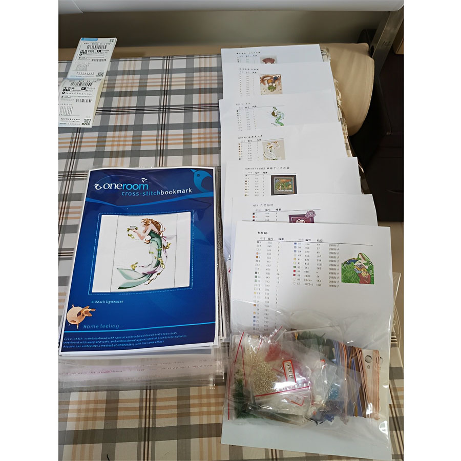 Dfea set jahitan silang mawar  - Embroidery Rose Stitch ulasan dan harga