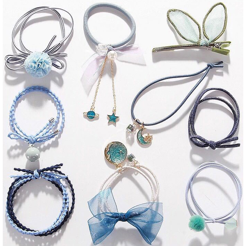 Starry Sky Head Rope Female Bo - Embroidery Ribbon ulasan dan harga