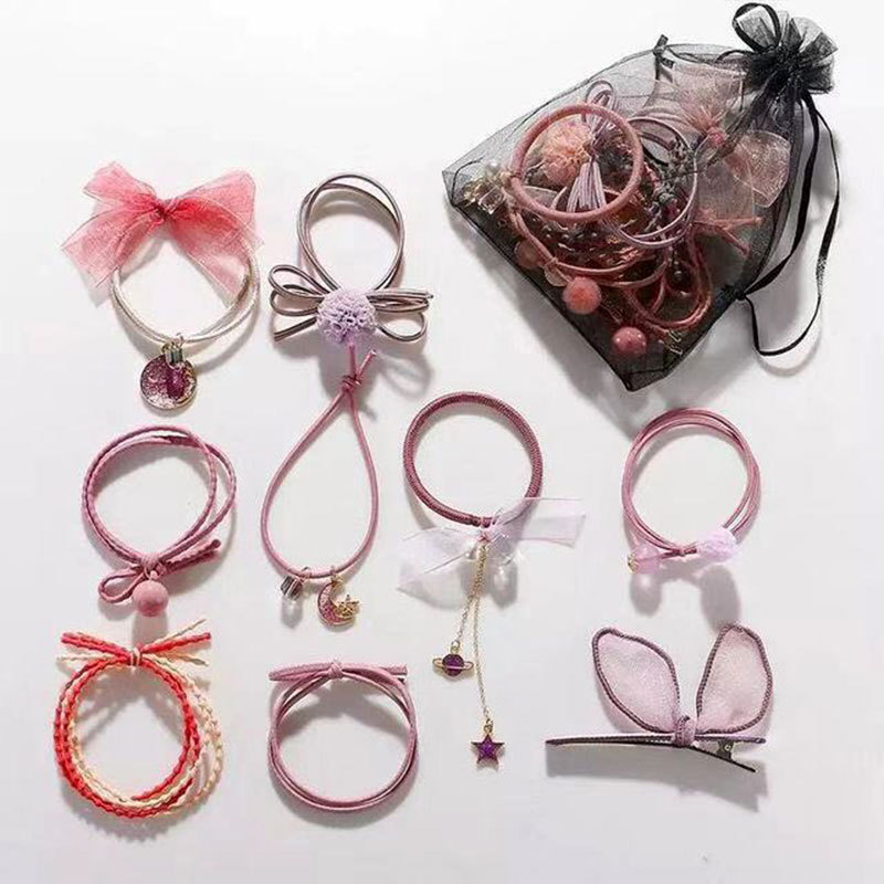 Starry Sky Head Rope Female Bo - Embroidery Ribbon ulasan dan harga