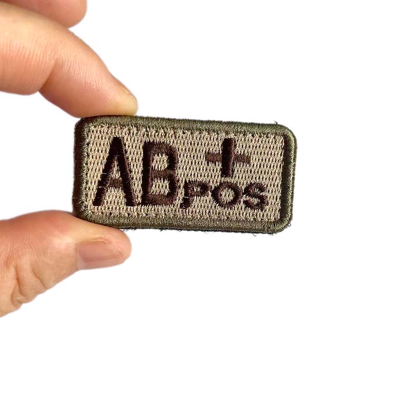 4 Buah/A B AB O POS-NEG Lencan - Embroidery Fonts ulasan dan harga