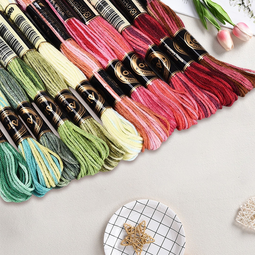 105 Yard Benang Sulam Floss 6  - Embroidery Stitch ulasan dan harga