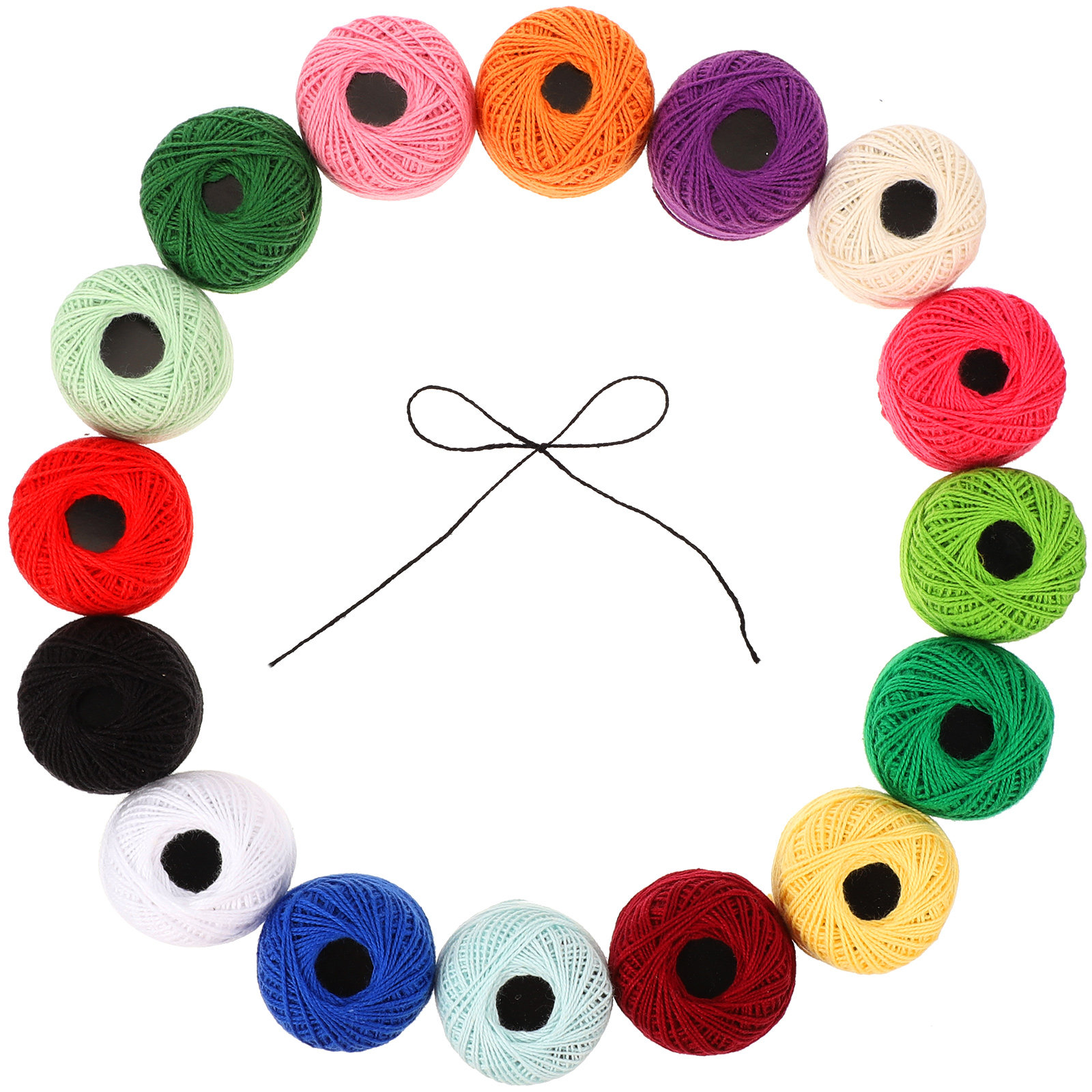16 Gulungan Benang Bordir Katu - Embroidery Kit Set ulasan dan harga